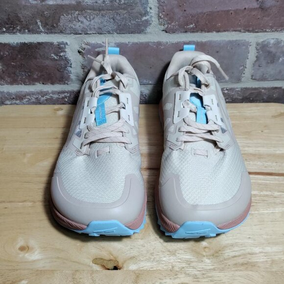 Women's Altra Lone Peak 7 Trail Running Shoes Tan Blue Multiple Sizes Available - Picture 2 of 4